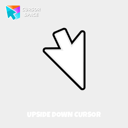 Upside down cursor arrow cursor